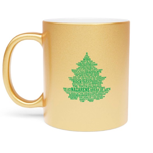 Heavenly Harvest: Tree of Jesus NamesTee Metallic Mugs