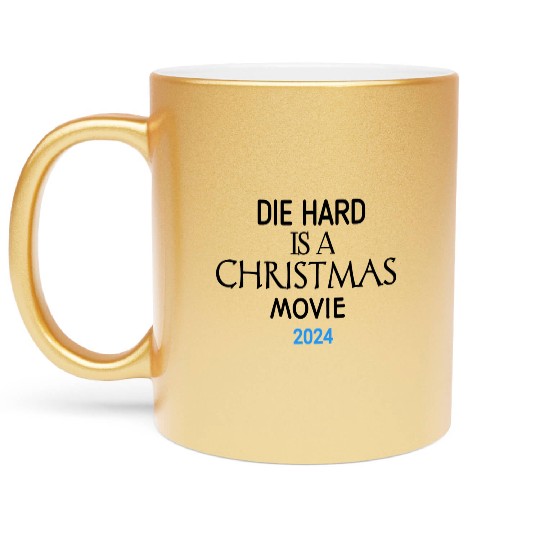 "Yippee Ki-Yay Christmas: Embracing Die Hard as a Metallic Mugs