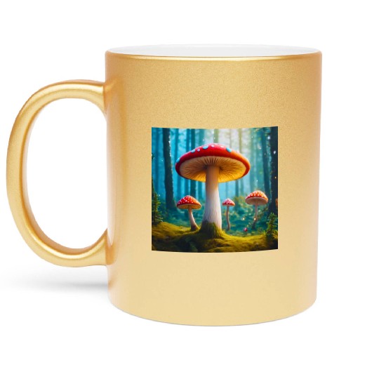 Mellow Mushroom Metallic Mugs