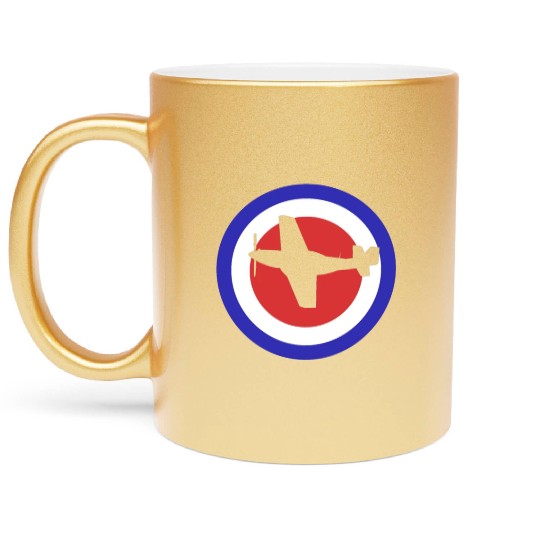 Fighter Jet Copilot Gift Metallic Mugs