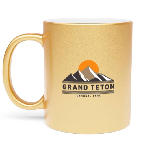 Grand Teton National Park Metallic Mugs