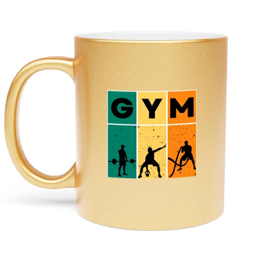 GYM Metallic Mugs