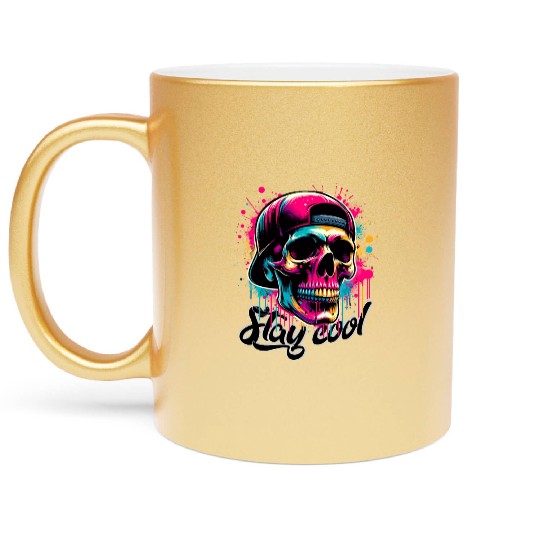 Totenkopf Stay cool Metallic Mugs