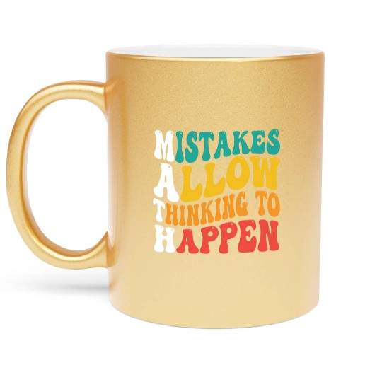 Funny Math Teacher Graphic - Best Math Teacher Metallic Mugs