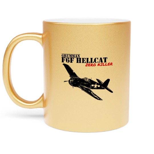 F6F Hellcat Metallic Mugs