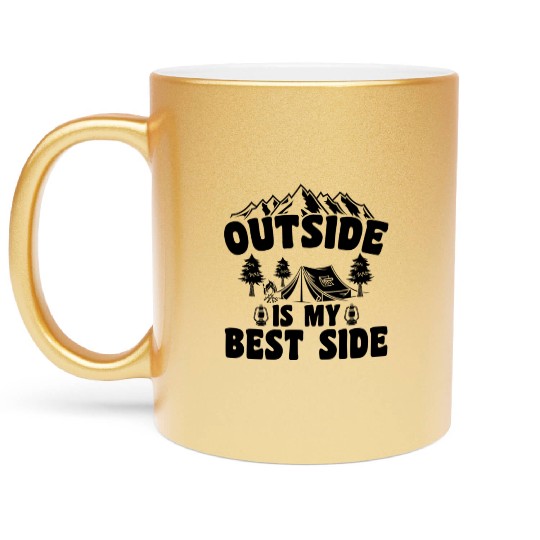 Scouting Uniform Nature Wilderness Scout Metallic Mugs