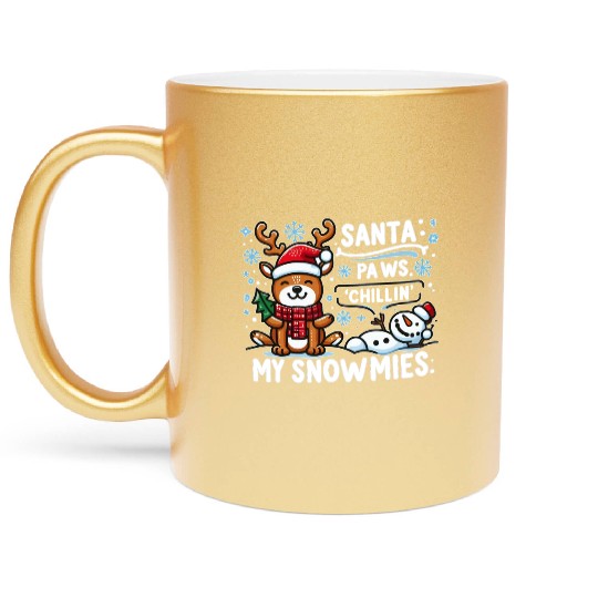 Winter Wonderland Embrace the Magic Metallic Mugs