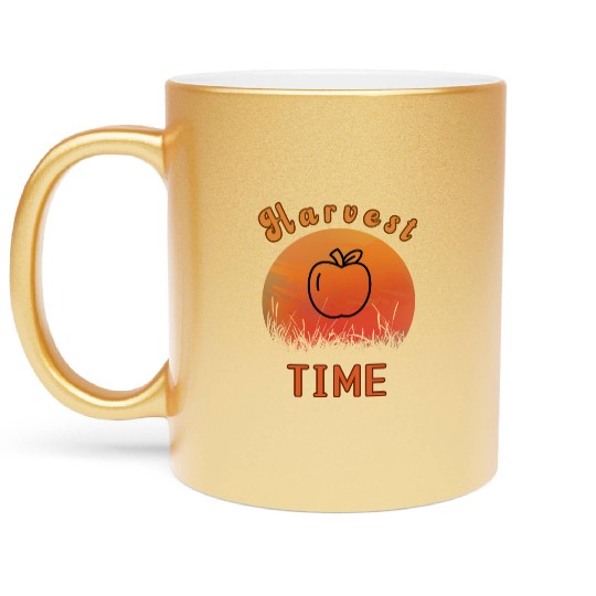 Harvest Time Metallic Mugs