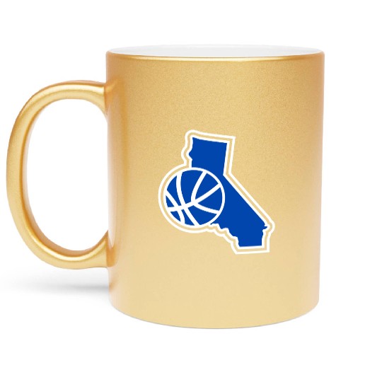 California Basketball Warriors Metallic Mugs