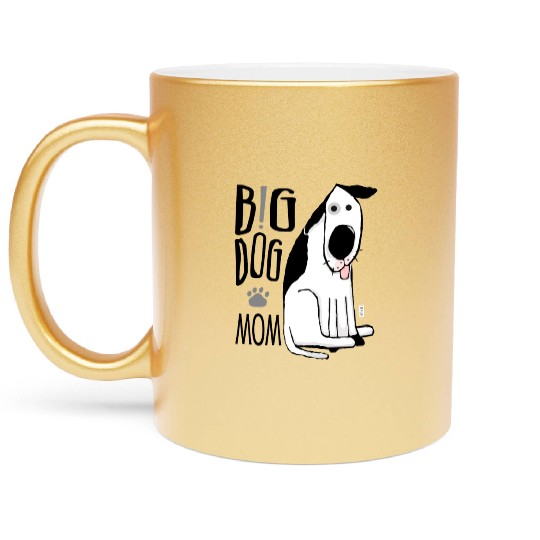 Big Dog Mom Metallic Mugs