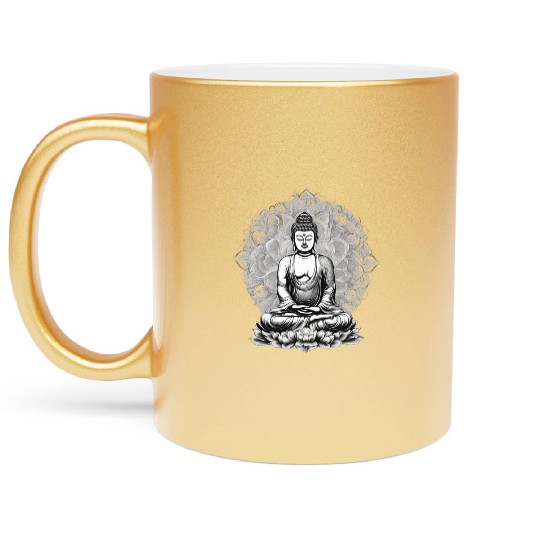 Nirvana Buddhism Metallic Mugs