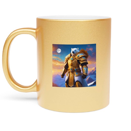 King Polar Bear Metallic Mugs