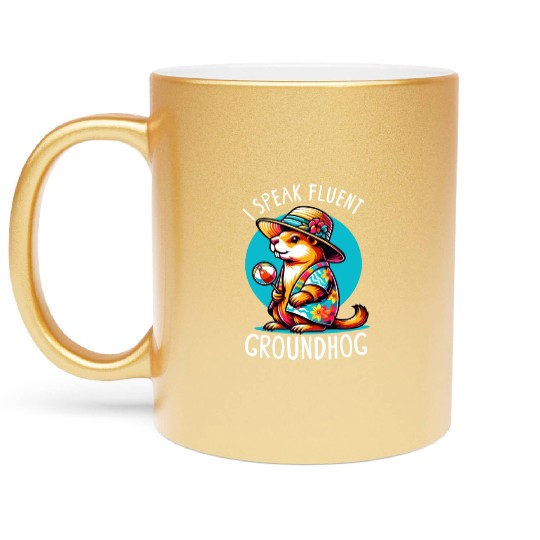 Groundhog Day 2024 Enthusiast February 2nd Metallic Mugs