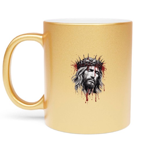 Jesus Prayer Metallic Mugs