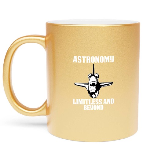 Astronomy, Limitless and Beyond Astronomy Science Metallic Mugs
