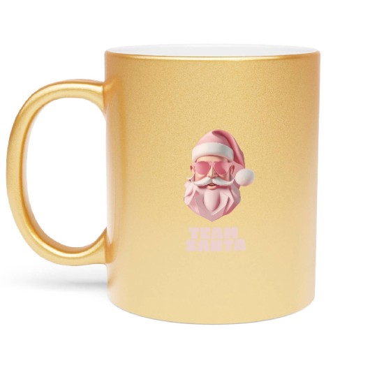 Team Santa Metallic Mugs