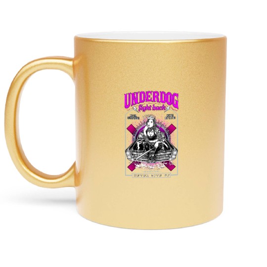 underdog fight back #1 Metallic Mugs