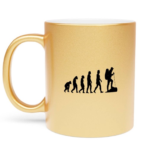Hiking | Mountaineer | Wanderlust | Climbing Metallic Mugs