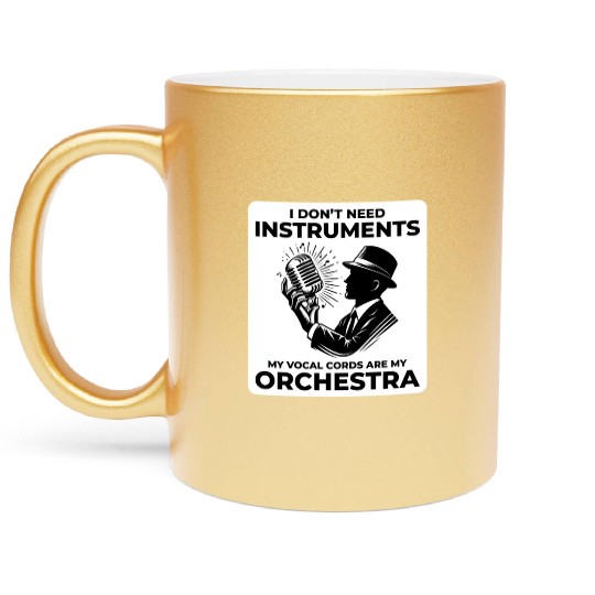 Beatboxing Culture Orchestra Musical Humor Beatbox Metallic Mugs