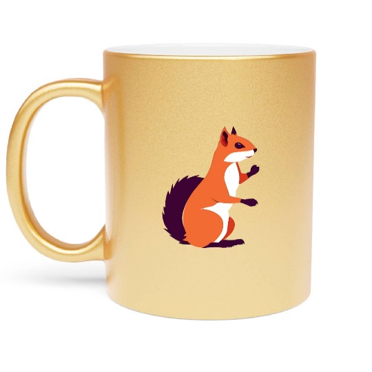 Squirrel Metallic Mugs