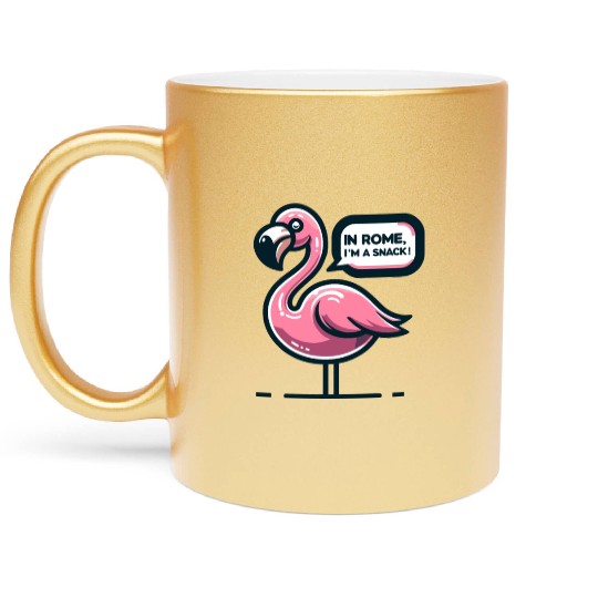 Flamingo Roman History Roman Empire Cuisine Metallic Mugs