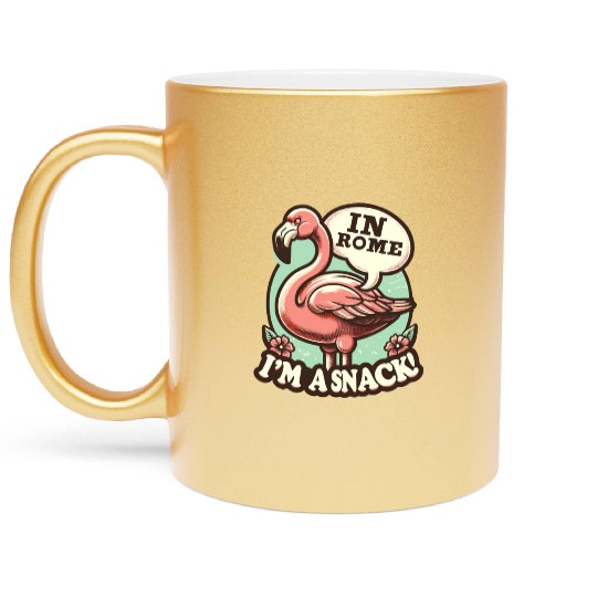 Flamingo Roman History Roman Empire Cuisine Metallic Mugs