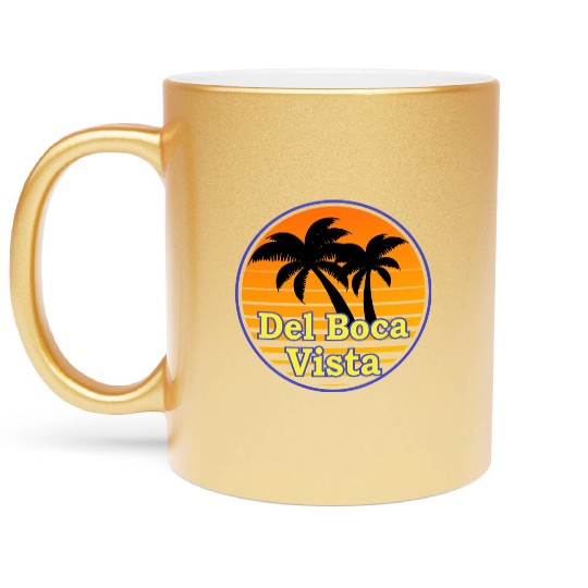 Del Boca Vista Metallic Mugs