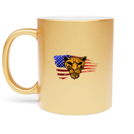 Lion Of Liberty Metallic Mugs