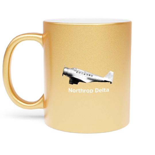 Northrop Delta Aircraft Metallic Mugs