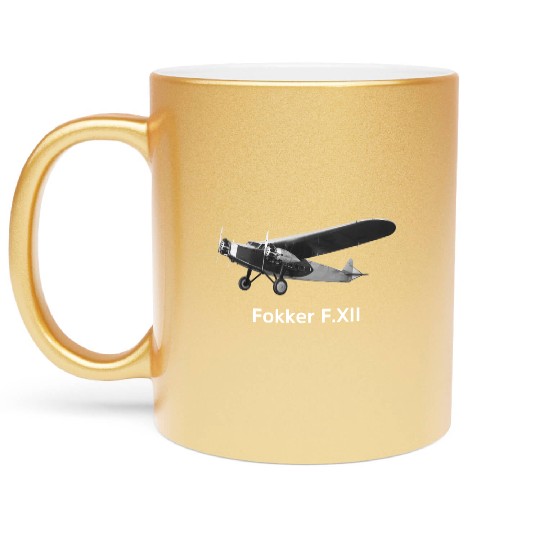 Fokker Aircraft Metallic Mugs