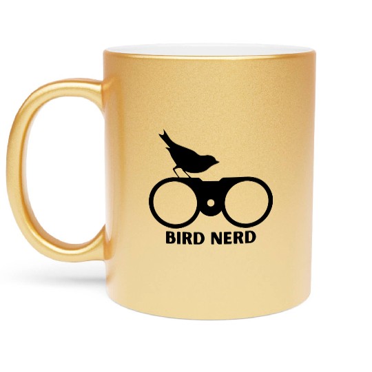 Bird Nerd Metallic Mugs