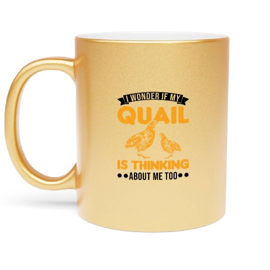 Warning Quail Breeding Breeders Metallic Mugs
