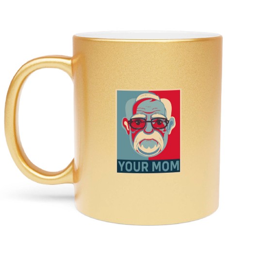 Funny Sigmund Freud Psychology Psychologist Metallic Mugs