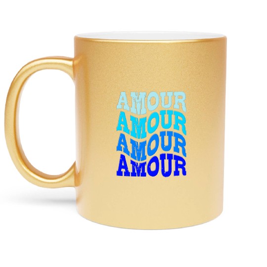 AMOUR-valentine Metallic Mugs
