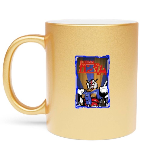Gundam RX 78 Metallic Mugs