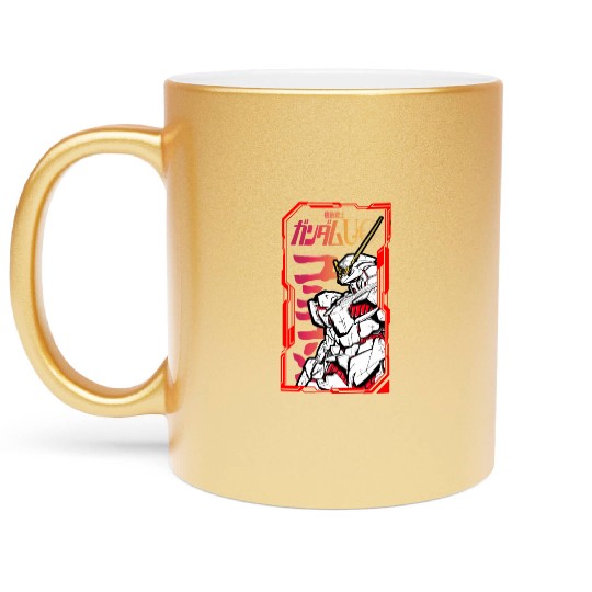 Gundam unicorn Metallic Mugs