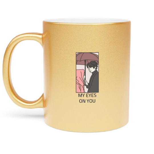 My Eyes On You Metallic Mugs