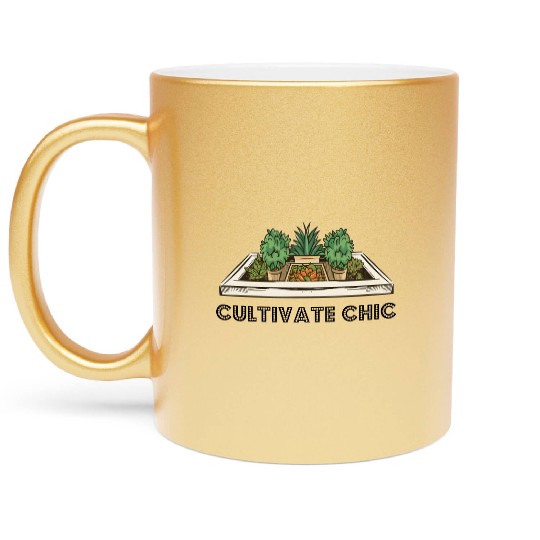 Urban Harvest Cultivate Chic Metallic Mugs