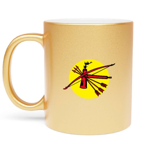 The Great Seal of Choctaw Nation of Oklahoma Metallic Mugs
