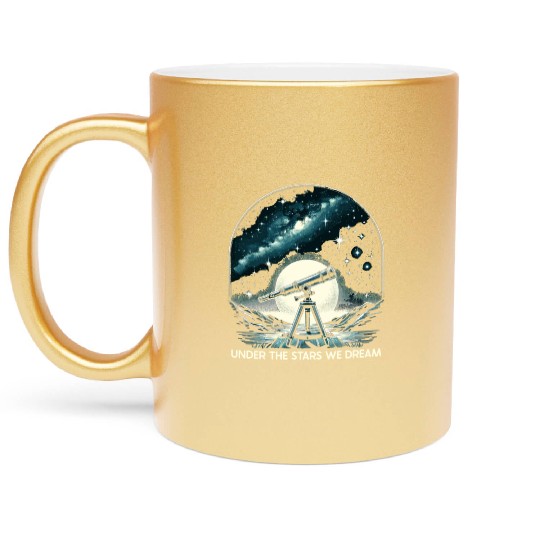 Astrophotography Astronomy Space Camera Star Watch Metallic Mugs