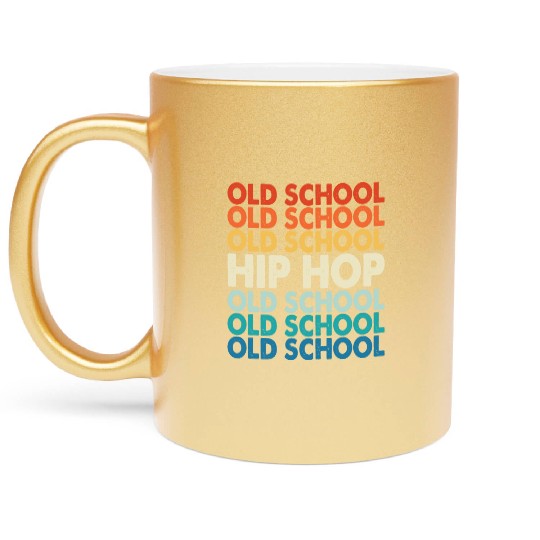 Old school hiphop Music Mixtape Metallic Mugs