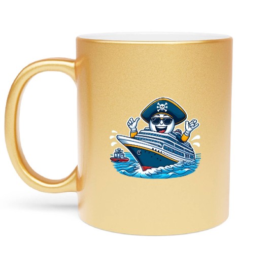 Ahoy, Laughter on the High Seas: A Hilarious Voya Metallic Mugs