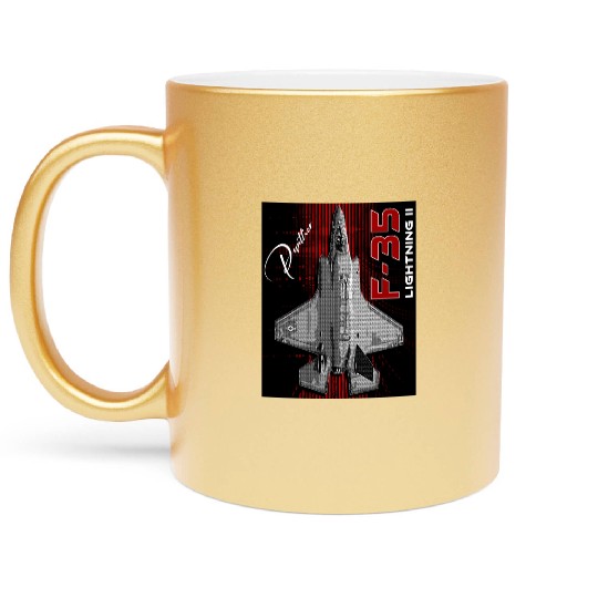 Lockheed Martin F-35 Lightning II Metallic Mugs