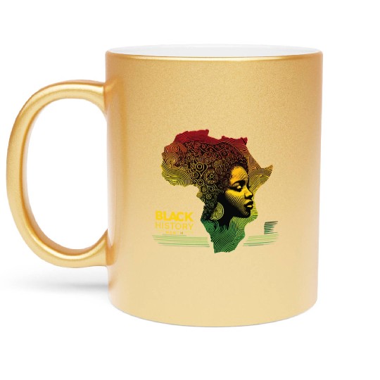 Black History Month - Shades of Legacy Metallic Mugs