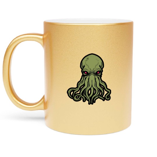 Cthulhu! The Stars are finally right! Metallic Mugs