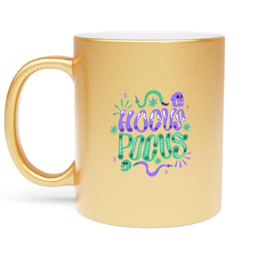 hocus pocus Metallic Mugs