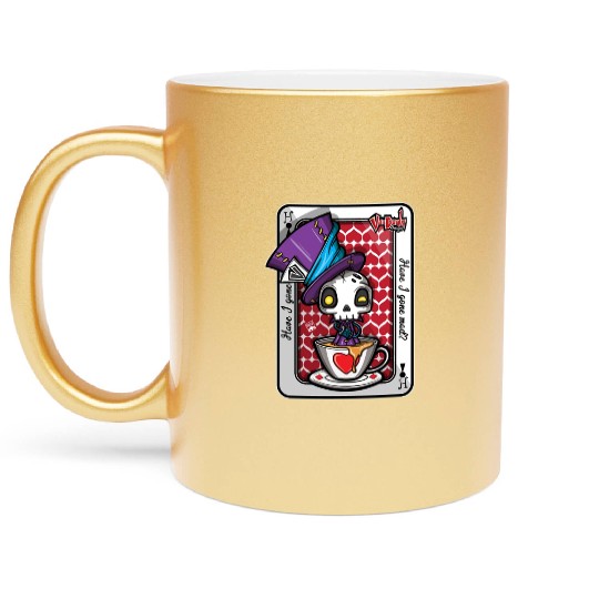 Mad Hatter Metallic Mugs