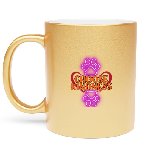Choose Kindness Metallic Mugs