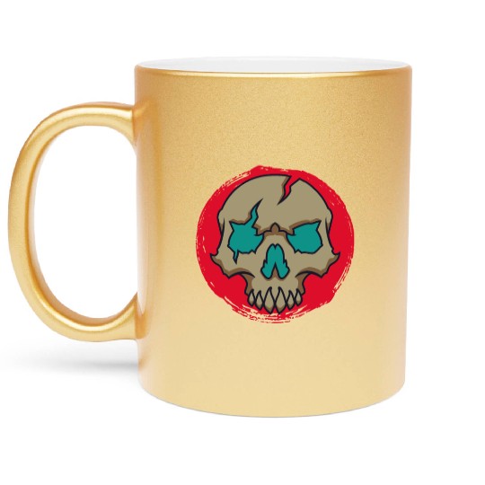 Animal crossing skull Metallic Mugs