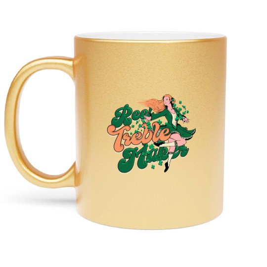Irish Dance Feis Reel Treble Maker Metallic Mugs